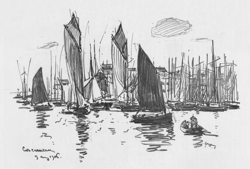 'Concarneau', c1906. Artist: William Henry Charlton.