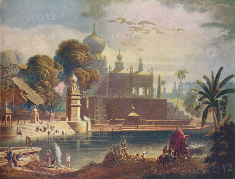 'View of the Temples and Mosques of Sassur, near Poona, in the Deccan', 1908. Artist: Unknown.