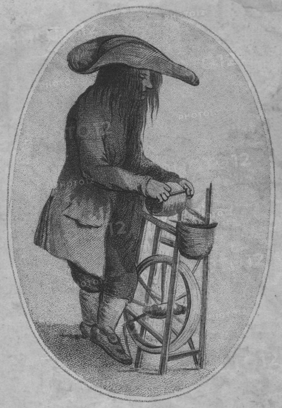 'A Sketch of a Knife Grinder', 1753. Artist: Unknown.