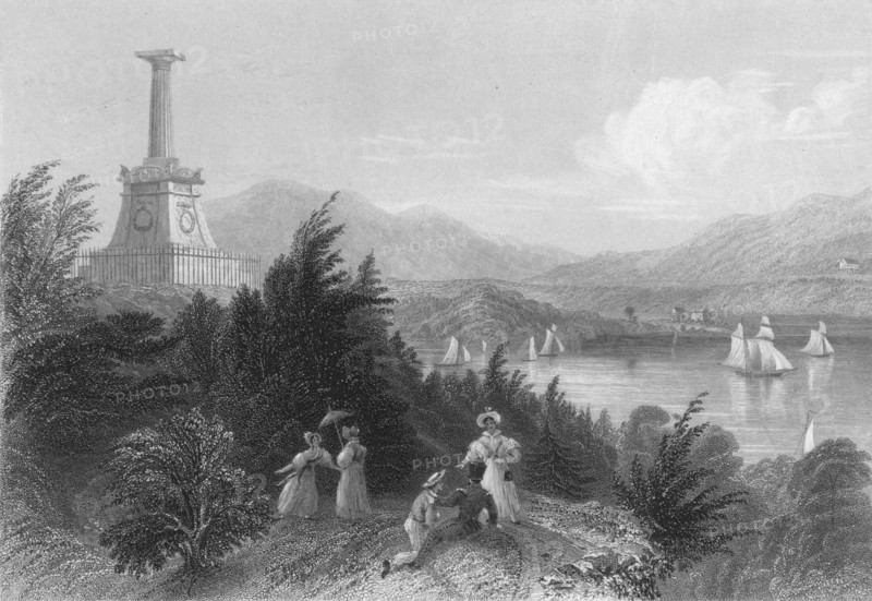 'The Tomb of Kosciusko', 1837.  Artist: R Young.