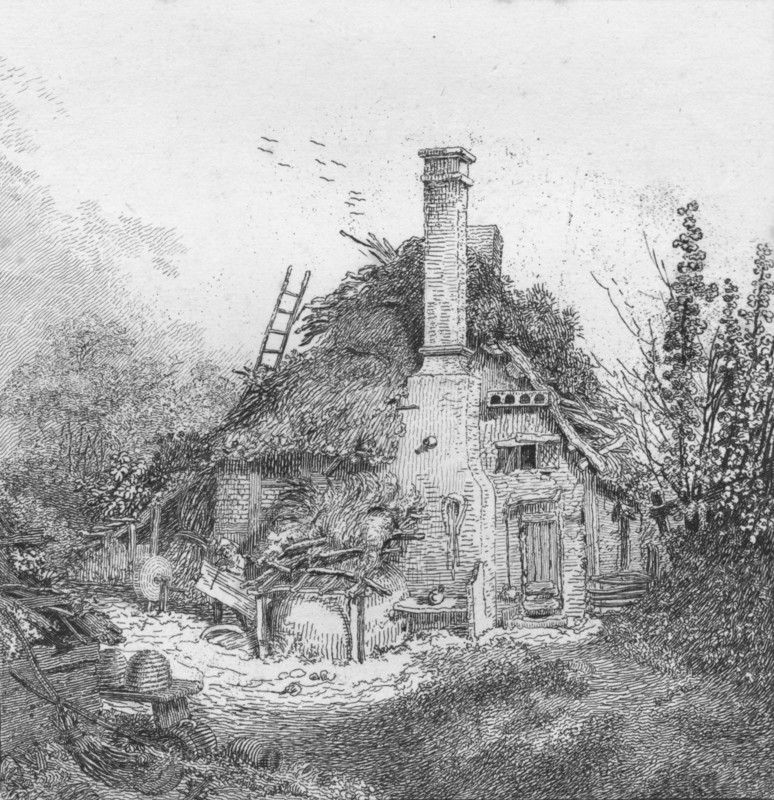 'On Merrow Common, Surrey', 1797. Artist: John Thomas Smith.