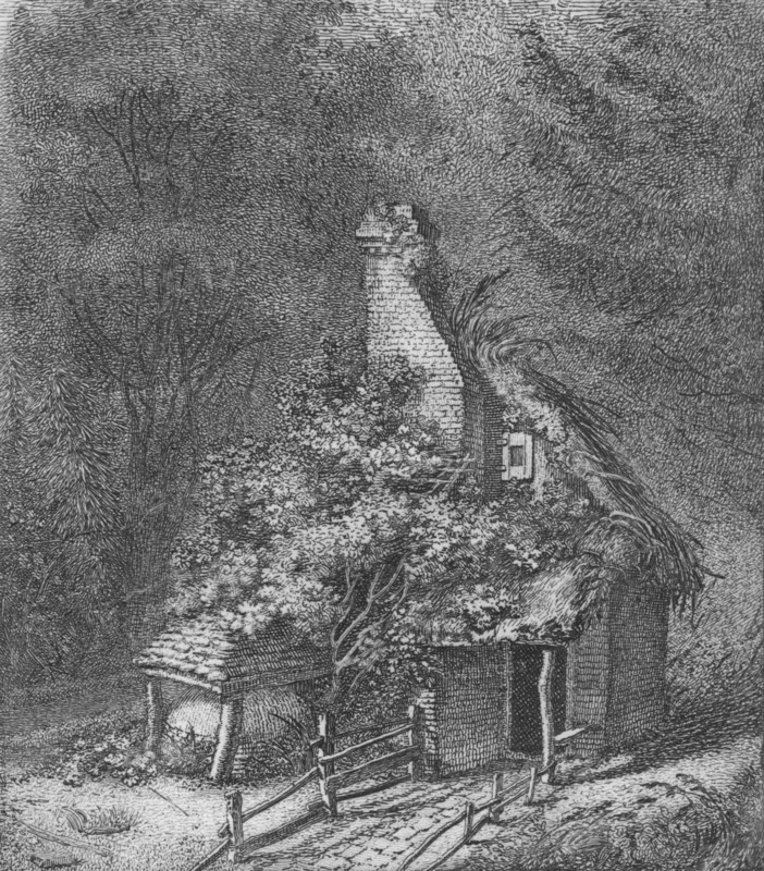 'At Clandon, Surrey', 1797. Artist: John Thomas Smith.