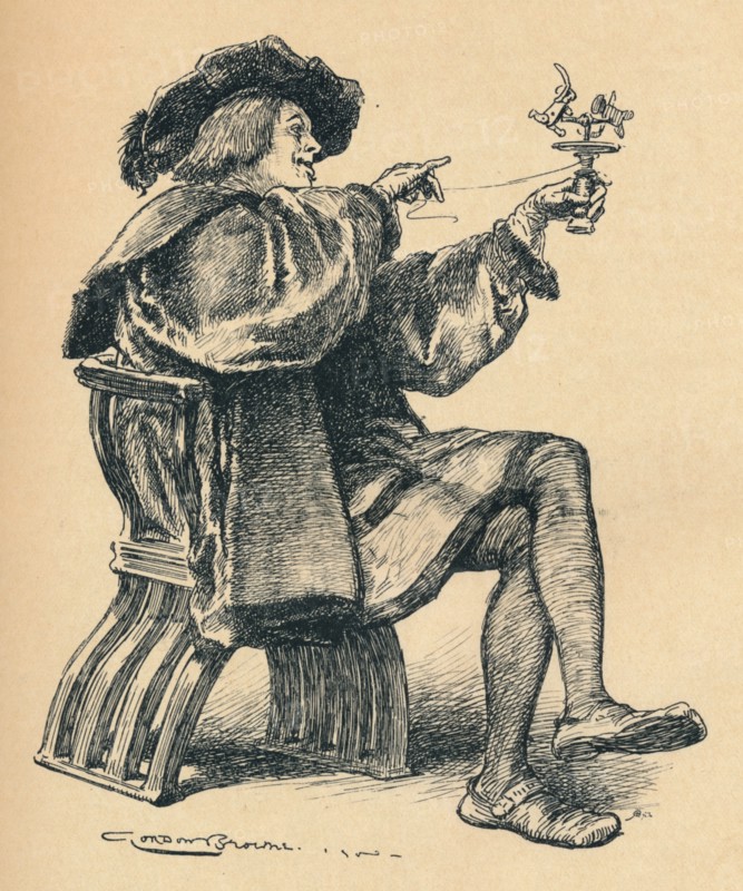 'The Puppets', c1900. Artist: Gordon Frederick Browne.