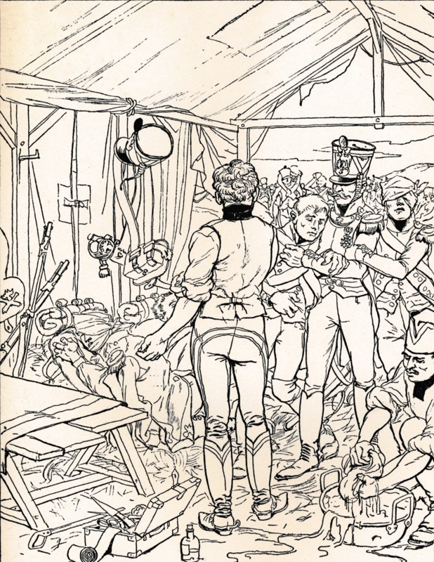 'La Panacee au Capitaine Hauteroche', c1900. Artist: Eugene Courboin.