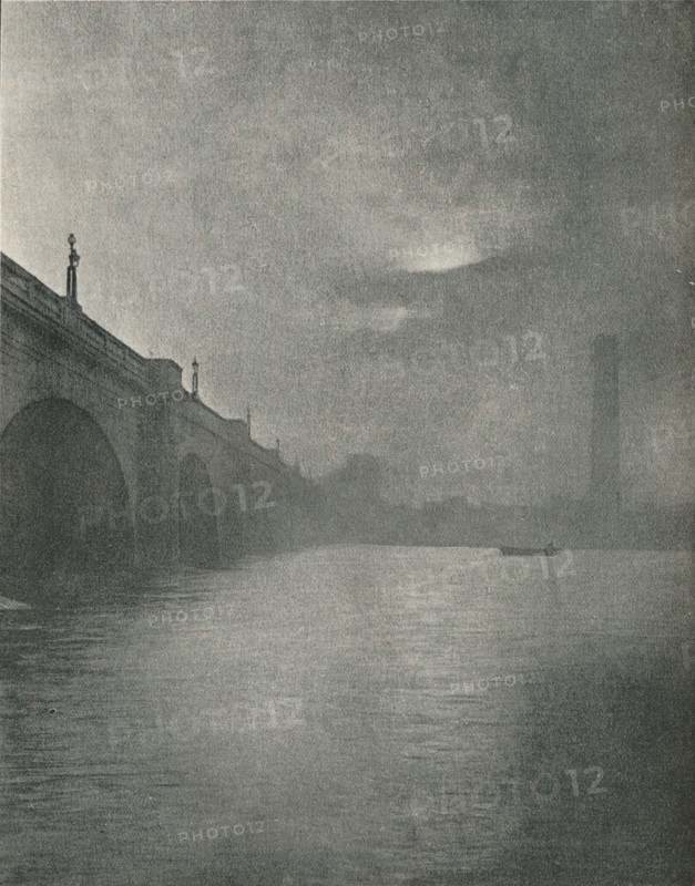 'Waterloo Bridge', 1877. Artist: Frederick Hollyer.