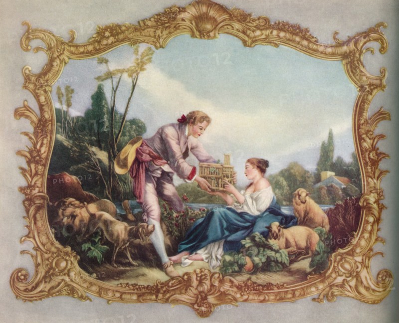 'The Cage', c1755. Artists: Edmund Wardle, Otto Limited.