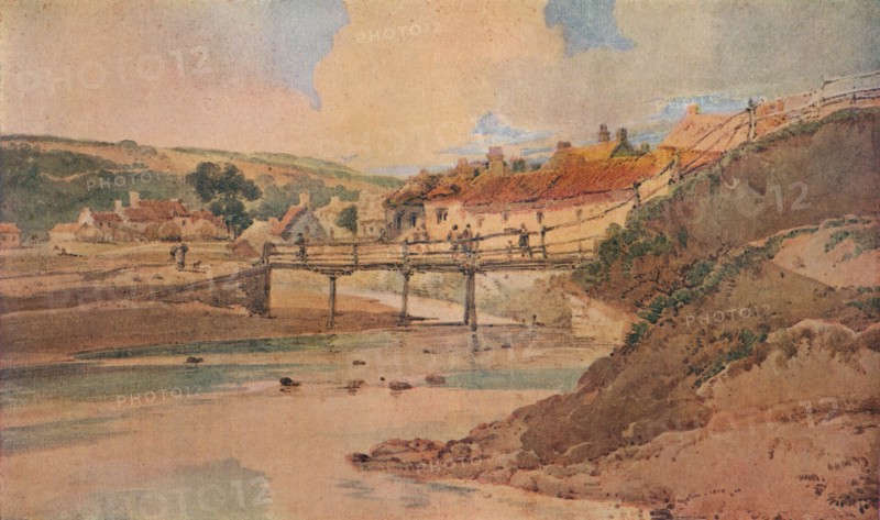 'The Old Wooden Bridge', c1800. Artist: Thomas Girtin.
