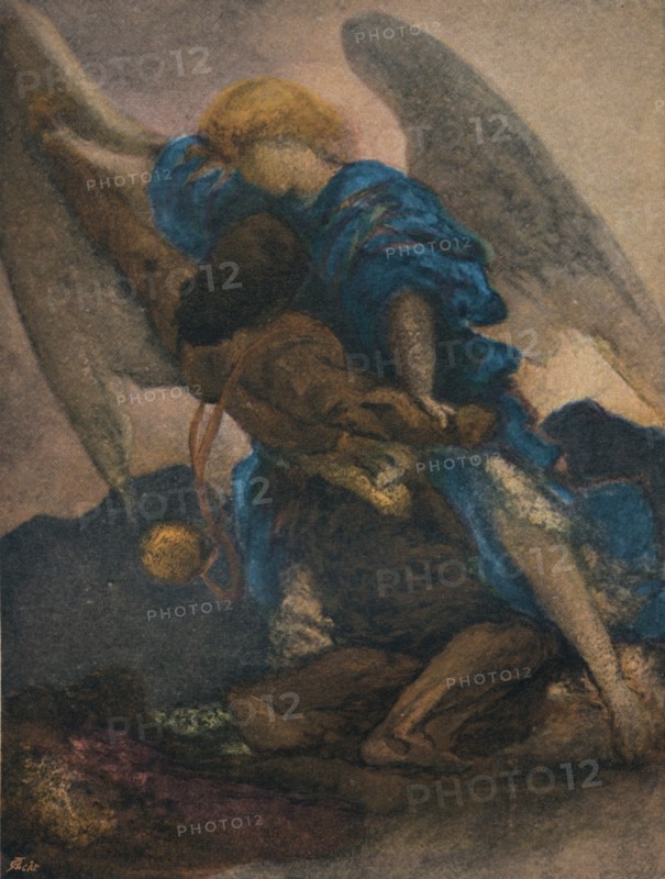 'Tobit and the Angel', c1886. Artist: Frederic Leighton.