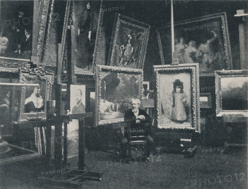 'Carolus Duran in his Studio', c1897. Artist: Unknown.