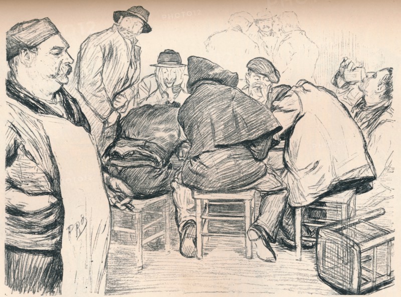 'A Purveyor of Liquid Refreshment For Anarchists', c1895. Artist: Paul Charles Renouard.