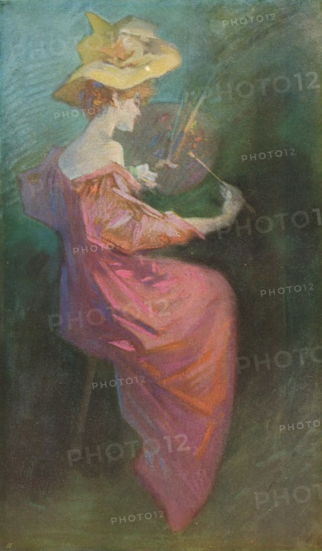 'La Peinture', c1893. Artist: Jules Cheret.