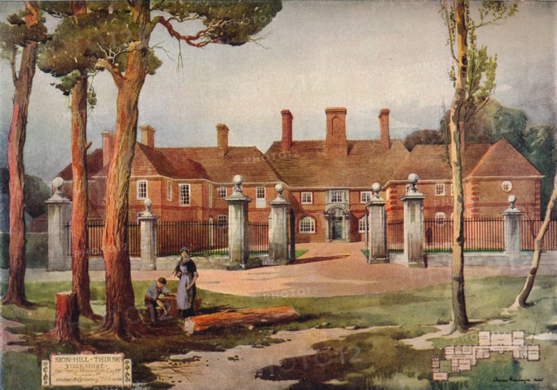 'Sion Hill, Thirsk, Yorkshire', c1913. Artist: Unknown.
