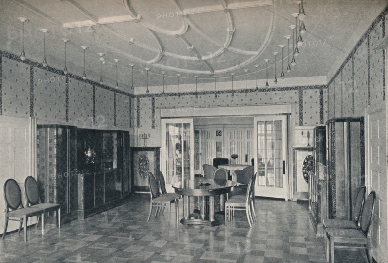 'House Near Bielefeld, The Dining Room', c1912. Artist: Unknown.
