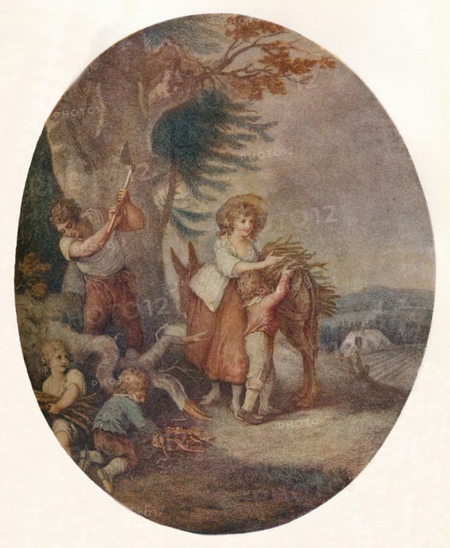 'November', c1785. Artist: Daniel Gardner.