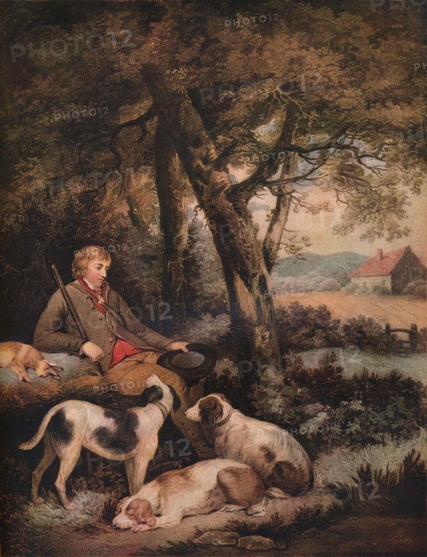 'The Weary Sportsman', c1803. Artists: George Morland, William Bond.