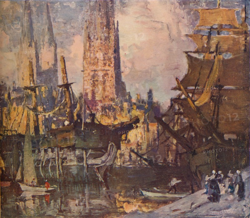 'The Last of the Indomitable', c1908. Artist: James Paterson.