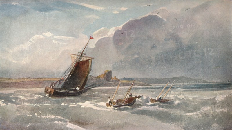 'Nearing The Harbour', c1820. Creator: Peter de Wint.