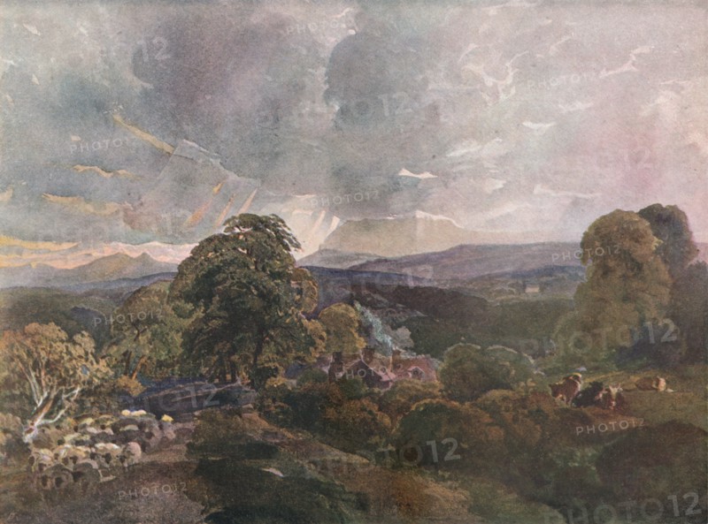 'Sackbridge Hall, Near Lowther', c1928. Creator: Peter de Wint.