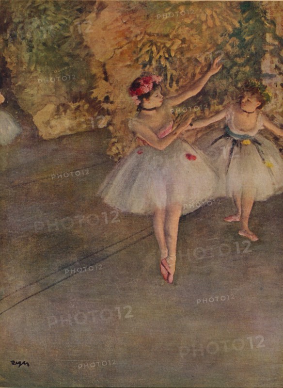 'Two Dancers on Stage',1874.