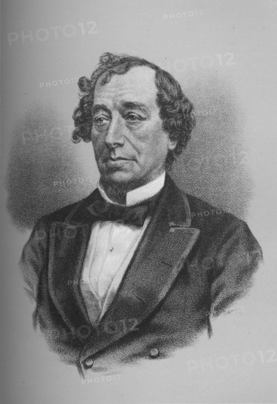 Benjamin Disraeli, Earl of Beaconsfield, British statesman, c1868 (1936). Artist: Unknown.
