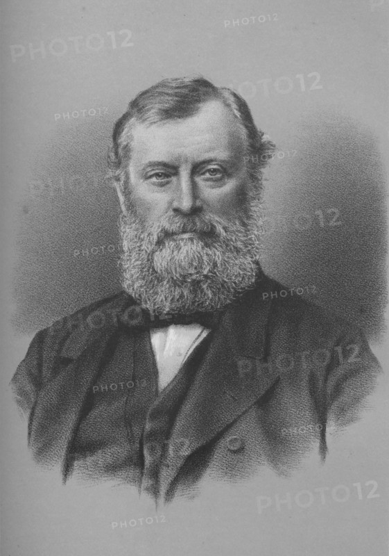 William Edward Forster, British industrialist, philanthropist and politician, c1880 (1883).  Artist: Unknown.