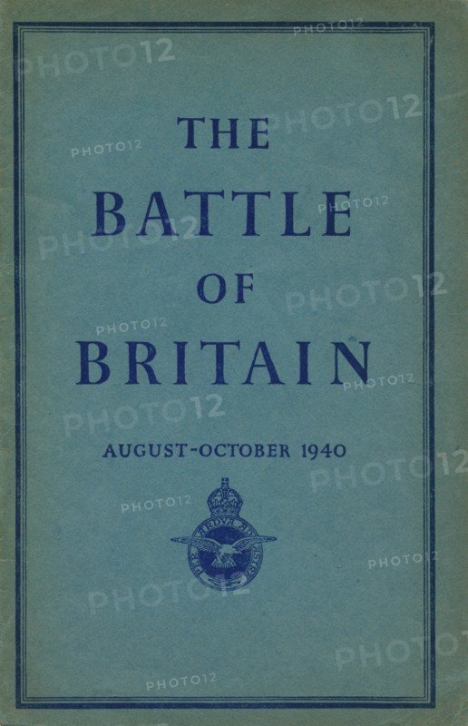 Front page of The Battle of Britain, 1940. Artist: Unknown.