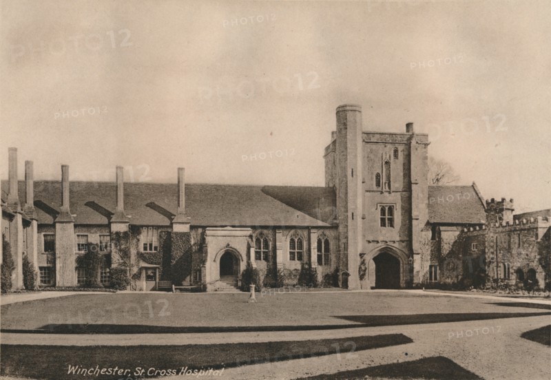 Hospital of St Cross, Winchester, Hampshire, early 20th century(?). Artist: Unknown.