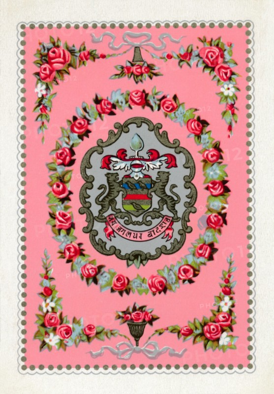 Reverse from a deck of Goodall & Son Ltd. playing cards, c1940. Artist: Unknown.