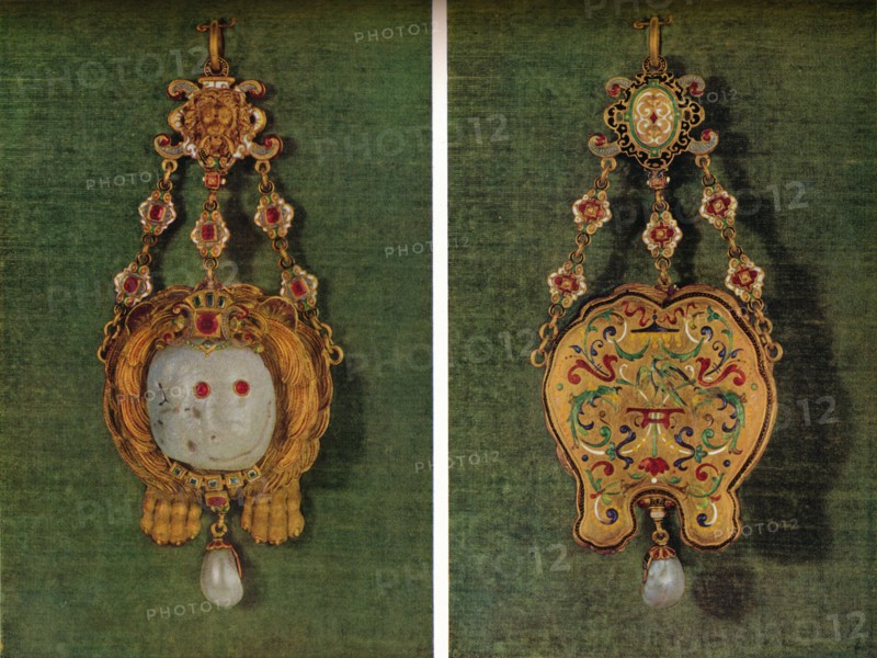 'The 'Lion Jewel', c1595. Artist: Corvinianus Saur.