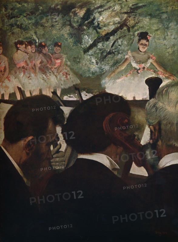 'Orchestra Muscians', c1872. Artist: Edgar Degas.