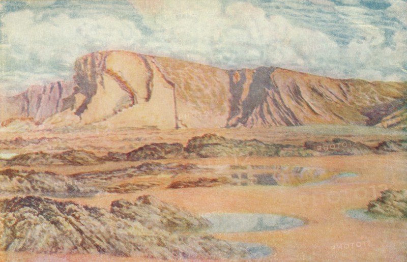 'The Walls of Old England (Bude)', c1886, (1914). Artist: Edward John Poynter.