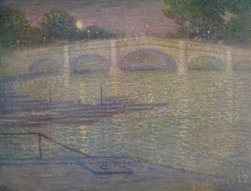 'Richmond Bridge, Surrey', 1932, (c1932). Artist: Frederick Francis Foottet.