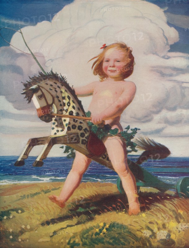 'The Hobby Horse', c1915, (1932). Artist: George Spencer Watson.