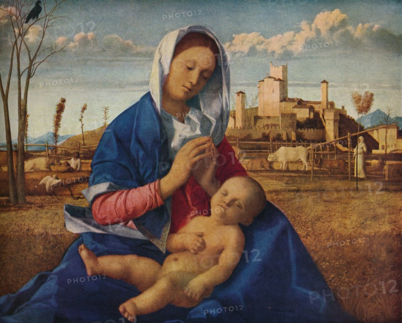 'Madonna of the Meadow', c1500. Artist: Giovanni Bellini.