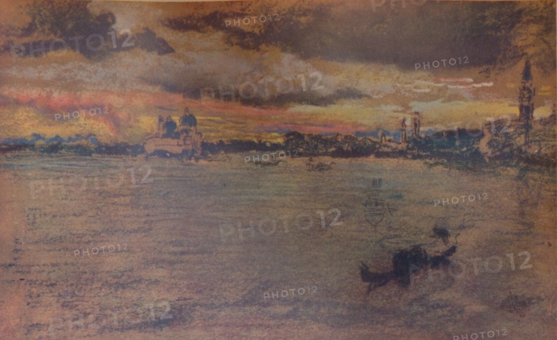 'The Storm, Sunset', 1880, (1904). Artist: James Abbott McNeill Whistler.