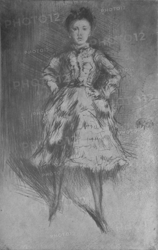 'Elinor Leyland', 1874, (1904). Artist: James Abbott McNeill Whistler.