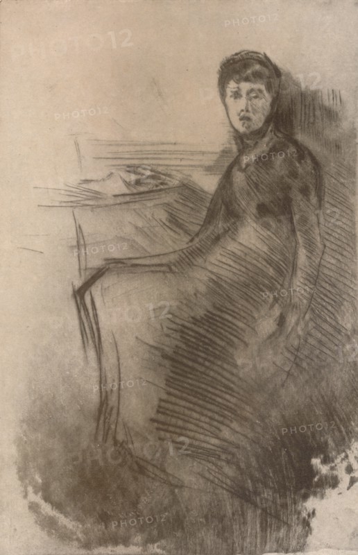 'The Desk', c1870, (1904). Artist: James Abbott McNeill Whistler.