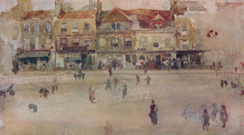 'Chelsea Shops', c1855, (1904). Artist: James Abbott McNeill Whistler.