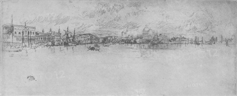'Long Venice', c1880, (1904). Artist: James Abbott McNeill Whistler.