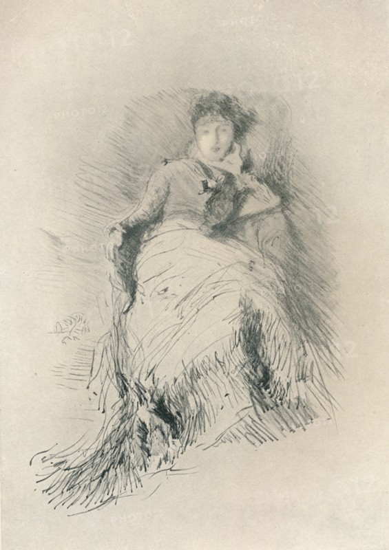 'Study', 1878, (1904). Artist: James Abbott McNeill Whistler.