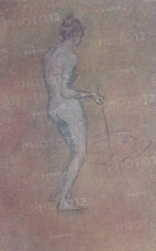 'A Nude Study', c1864, (1904). Artist: James Abbott McNeill Whistler.