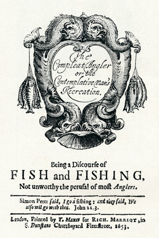 'The Compleat Angler or the Contemplative Man's Recreation', c1653. Artist: Unknown.