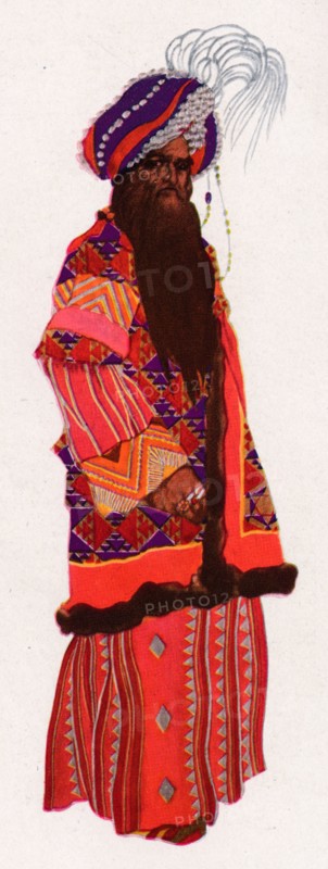 'Le Sultan Samarcande', 1922, (1923). Artist: Leon Bakst.
