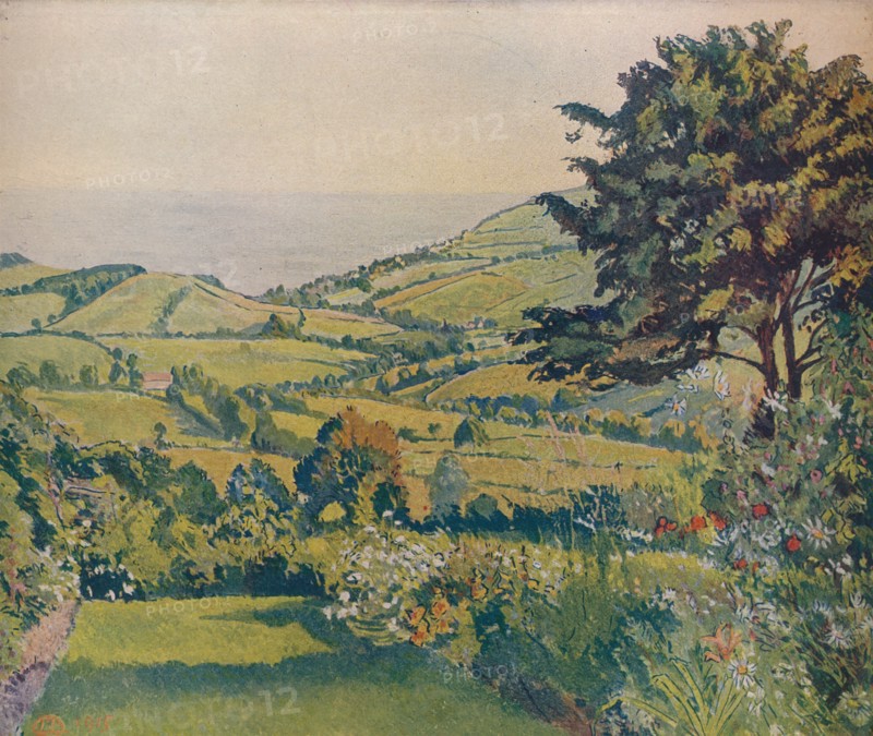 'Sea View, Fishponds', 1915, (c1932). Artist: Lucien Pissarro.