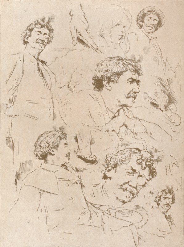 'Portrait Studies', c1880, (1904). Artist: Mortimer L Menpes.