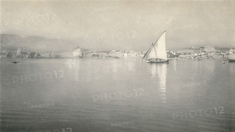 'In the Harbour, Palma, Majorca', c1927, (1927). Artist: Reginald Belfield.