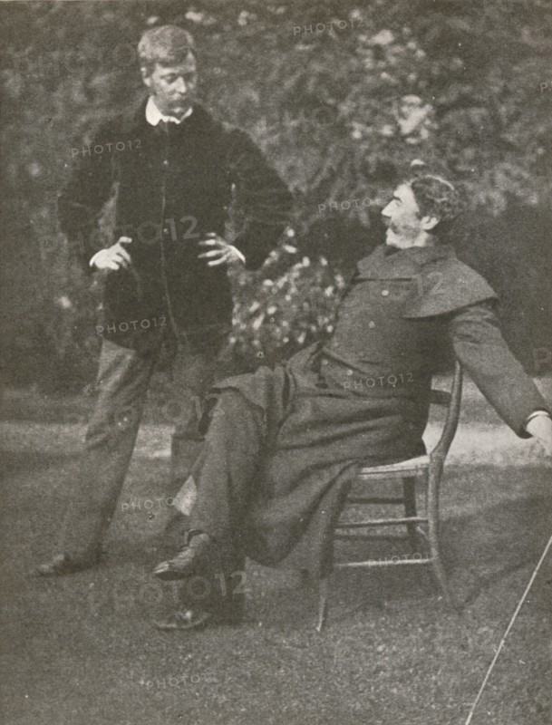 'Whistler and Menpes', c1885, (1904).  Artist: Unknown.