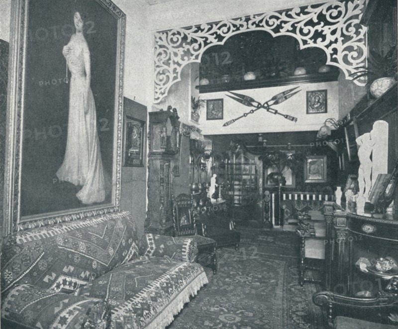 'One of the Reception Rooms at the Sandow Institute',c1898. Artist: Unknown.