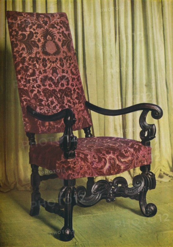'An Upholstered Arm Chair', c1680. Artist: Unknown.
