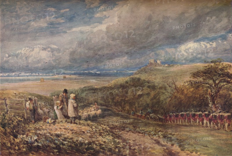 'Peace and War', c1848. Artist: David Cox the elder.